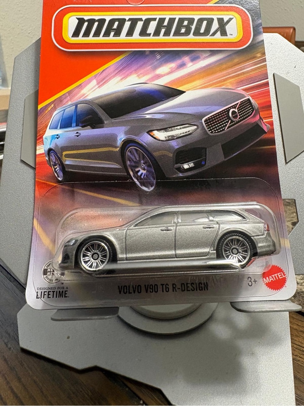 Matchbox Volvo V90 T6 R-Design Silver Die-Cast Toy Car